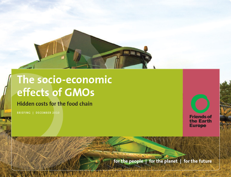 socio-economic effects of gmos