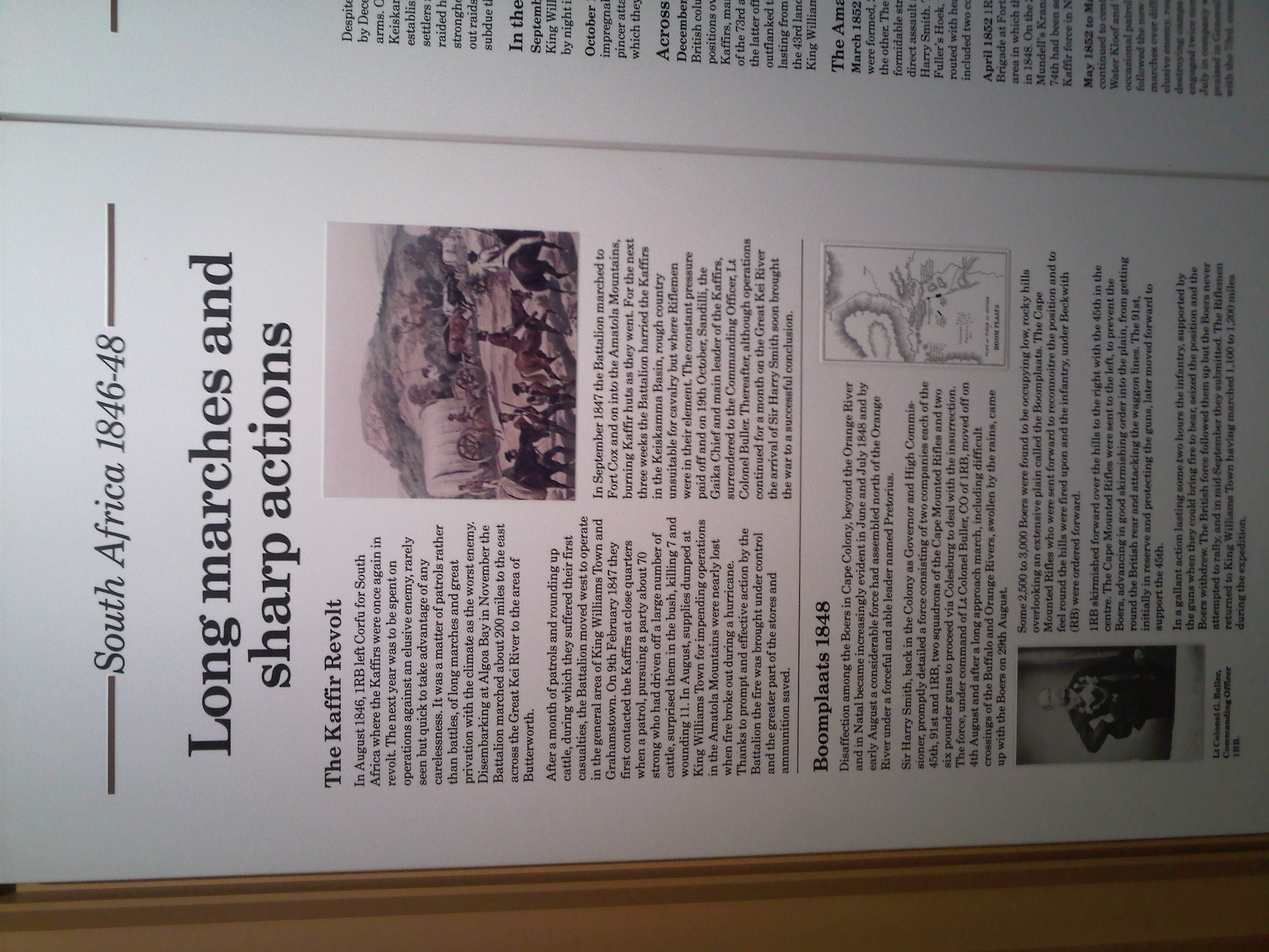 long marches and sharp actions